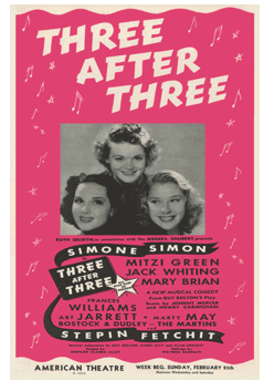 Three After Three (1940 musical, tryout version of "Walk With Music") from Herald - repro