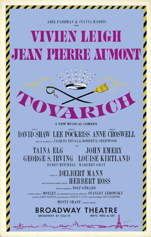Tovarich (1963, Vivien Leigh, first version) - repro