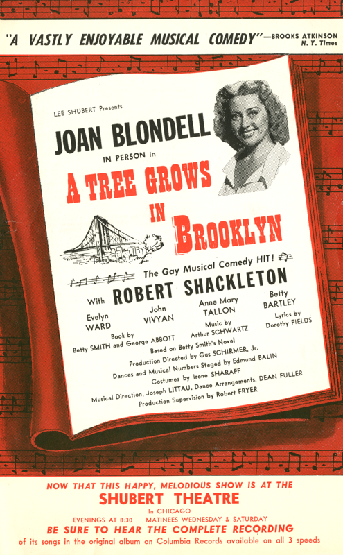A Tree Grows in Brooklyn (1952, repro) National tour