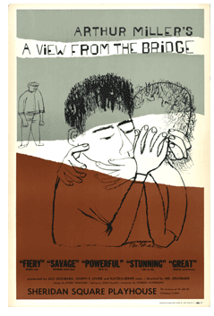 A View From The Bridge (1965 Off-Broadway revival) - repro