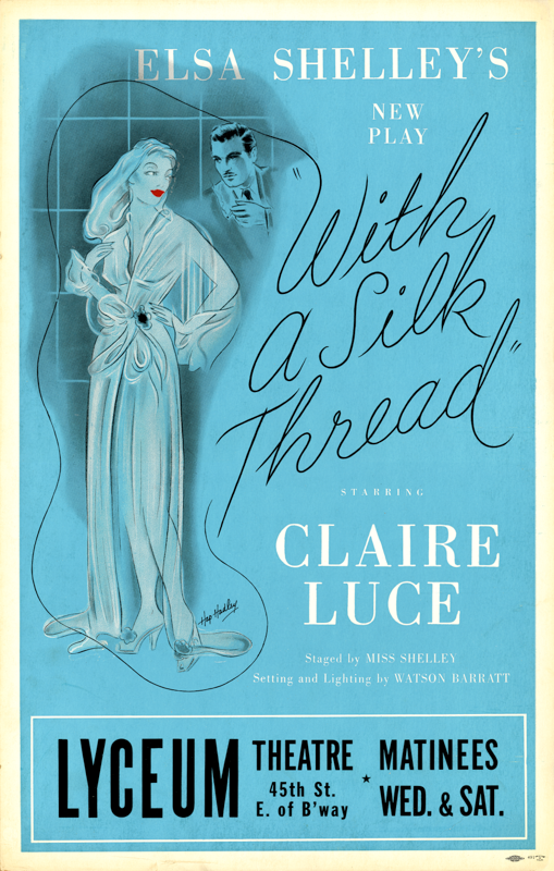 With A Silk Thread (1950 drama) - repro