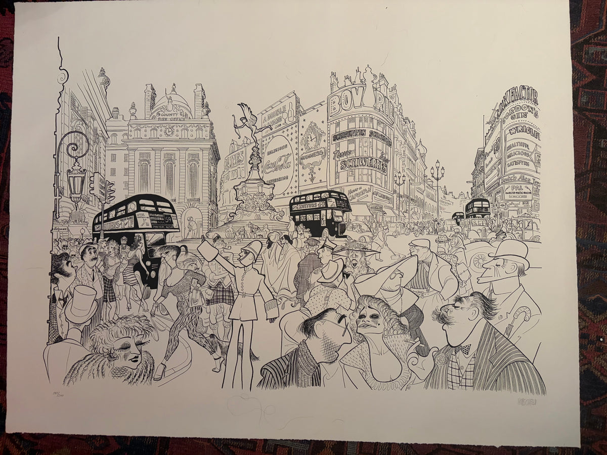 Al Hirschfeld – Piccadilly Circus signed/numbered