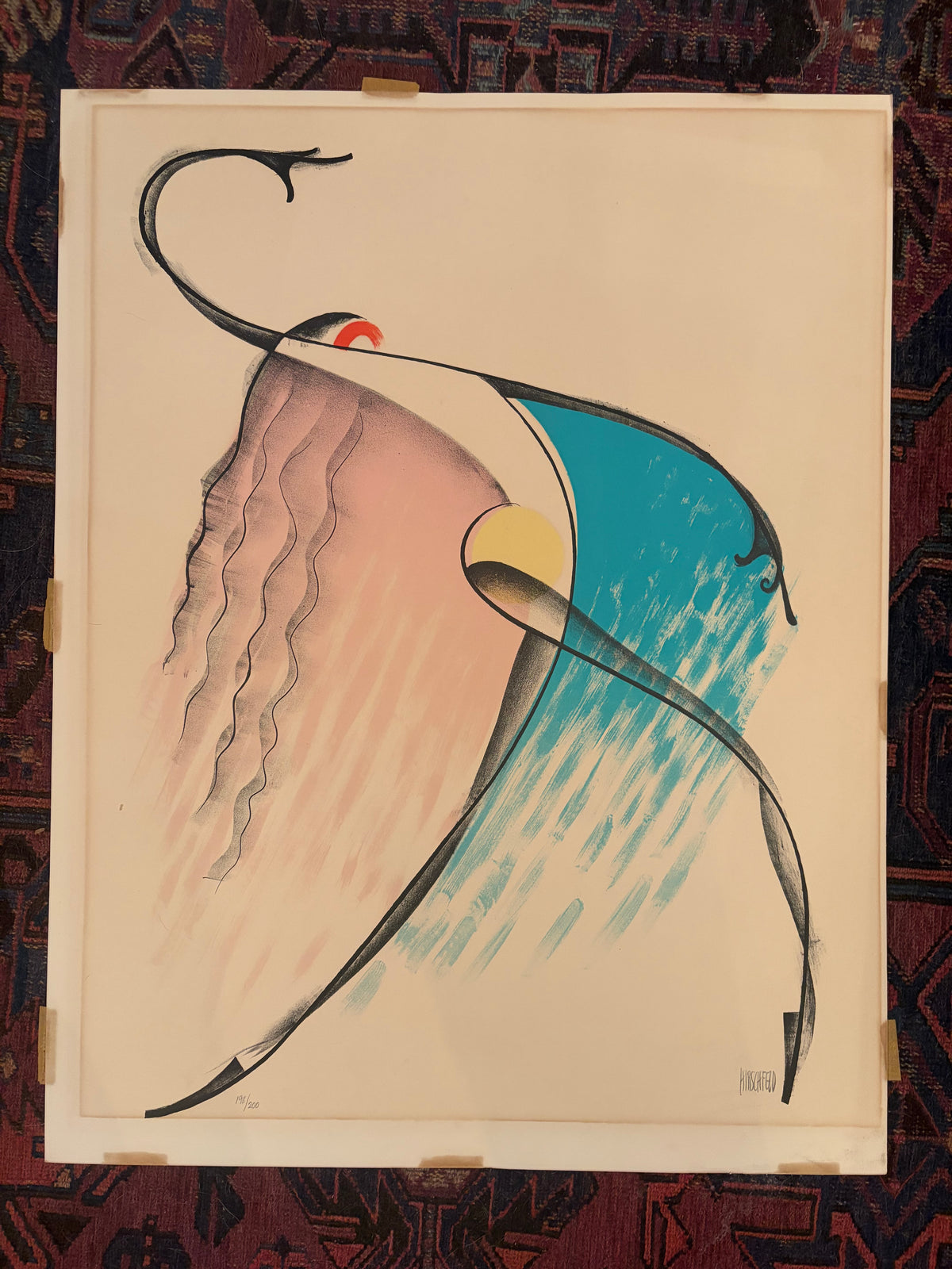 Al Hirschfeld – The Dancer – SIGNED/NUMBERED BY HIRSCHFELD