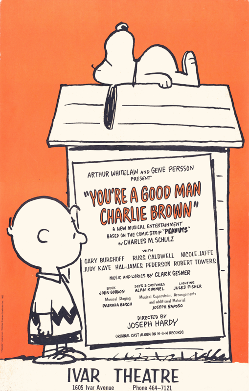 You're A Good Man, Charlie Brown (LA premiere, 1968) – repro