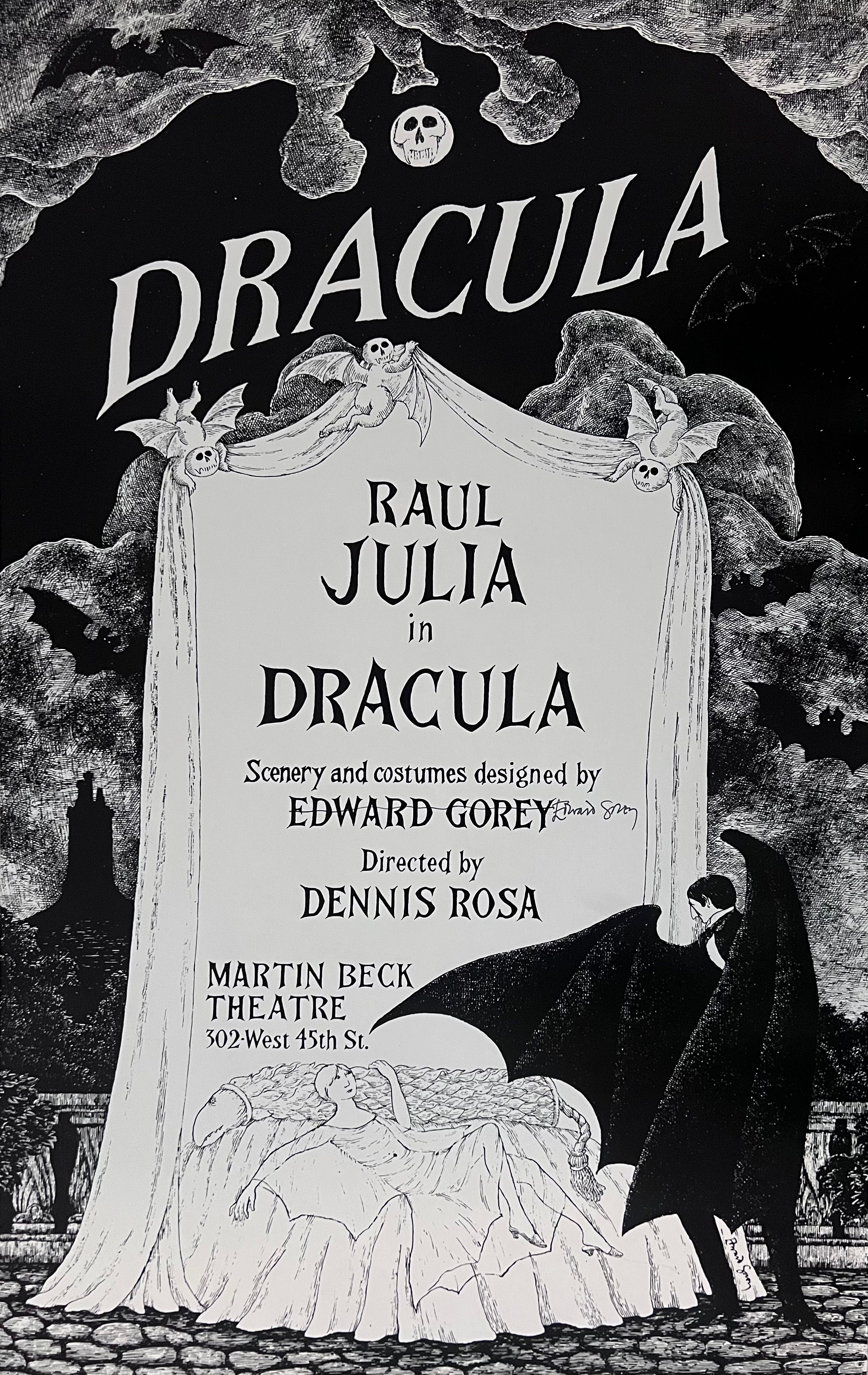 Dracula (Raul Julia - Signed Gorey)