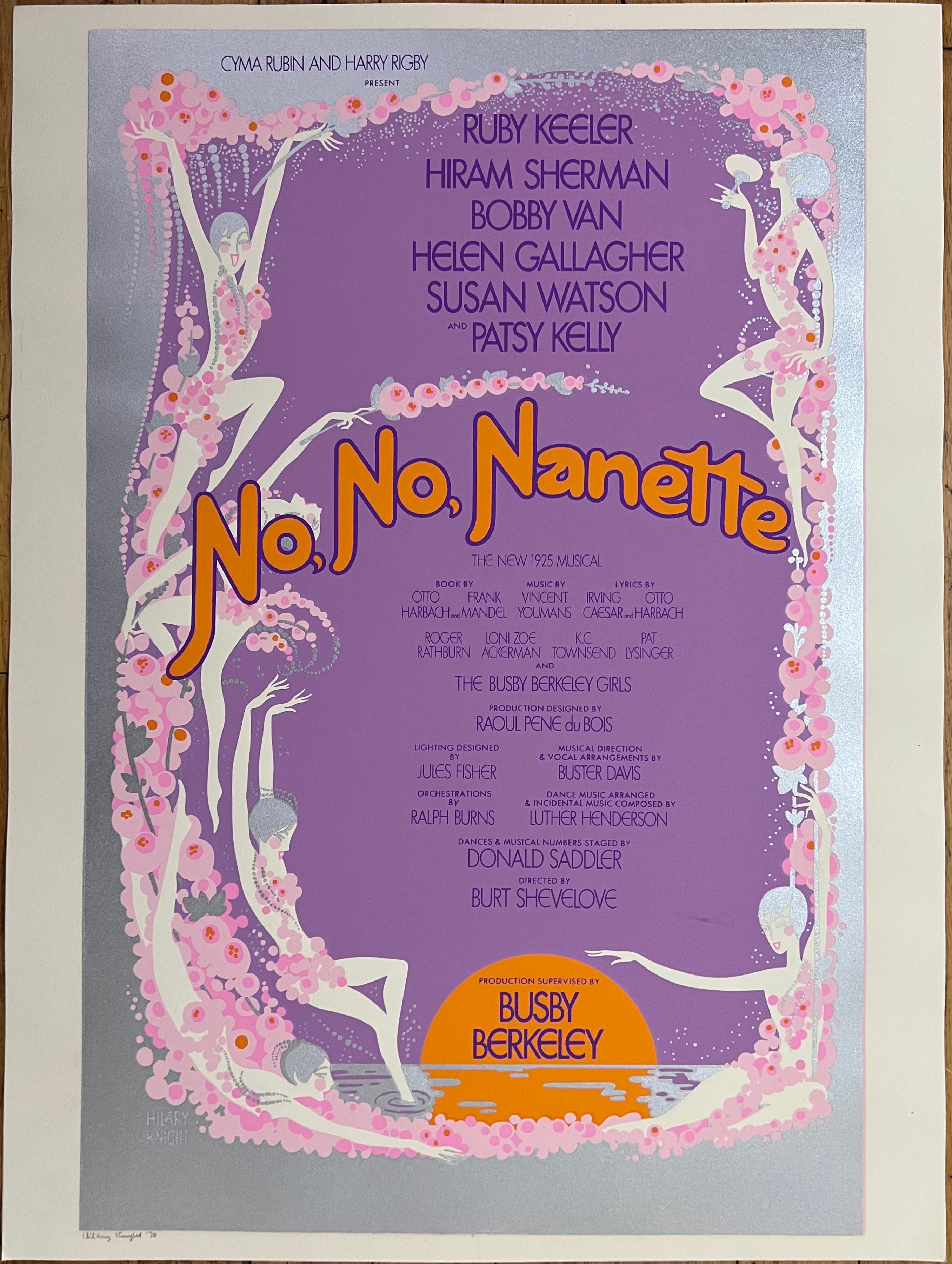 No, No, Nanette - Signed Silkscreen Print
