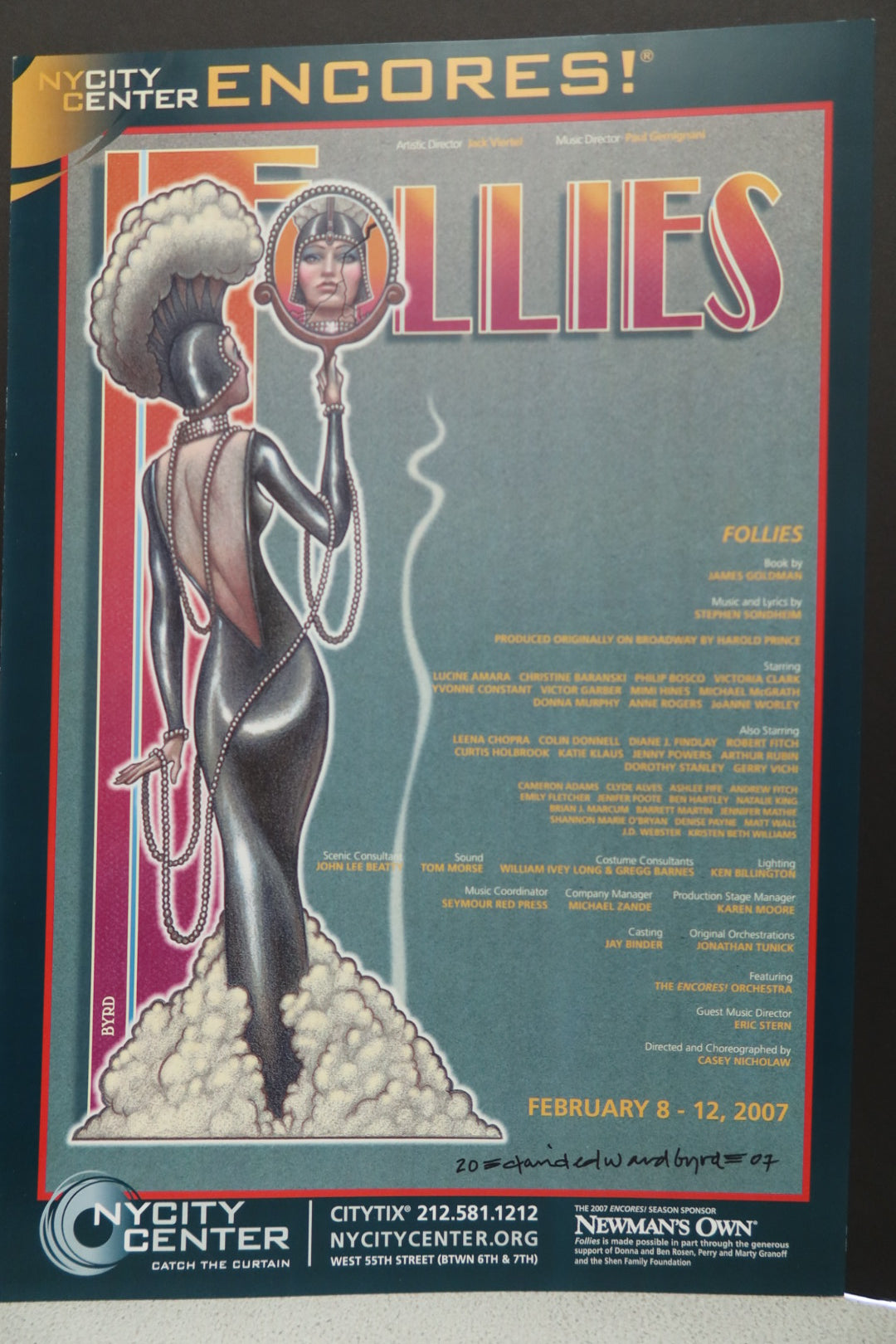 Follies (Encores 2007, signed by David Byrd)