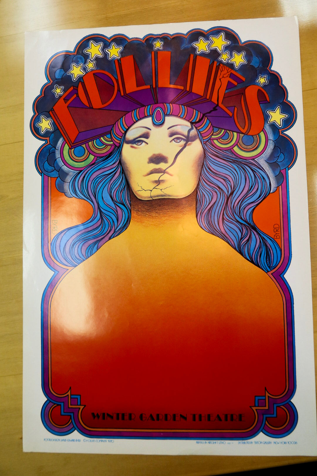 Original 1971 Follies Blank (25 x 38 on Glossy Paper)