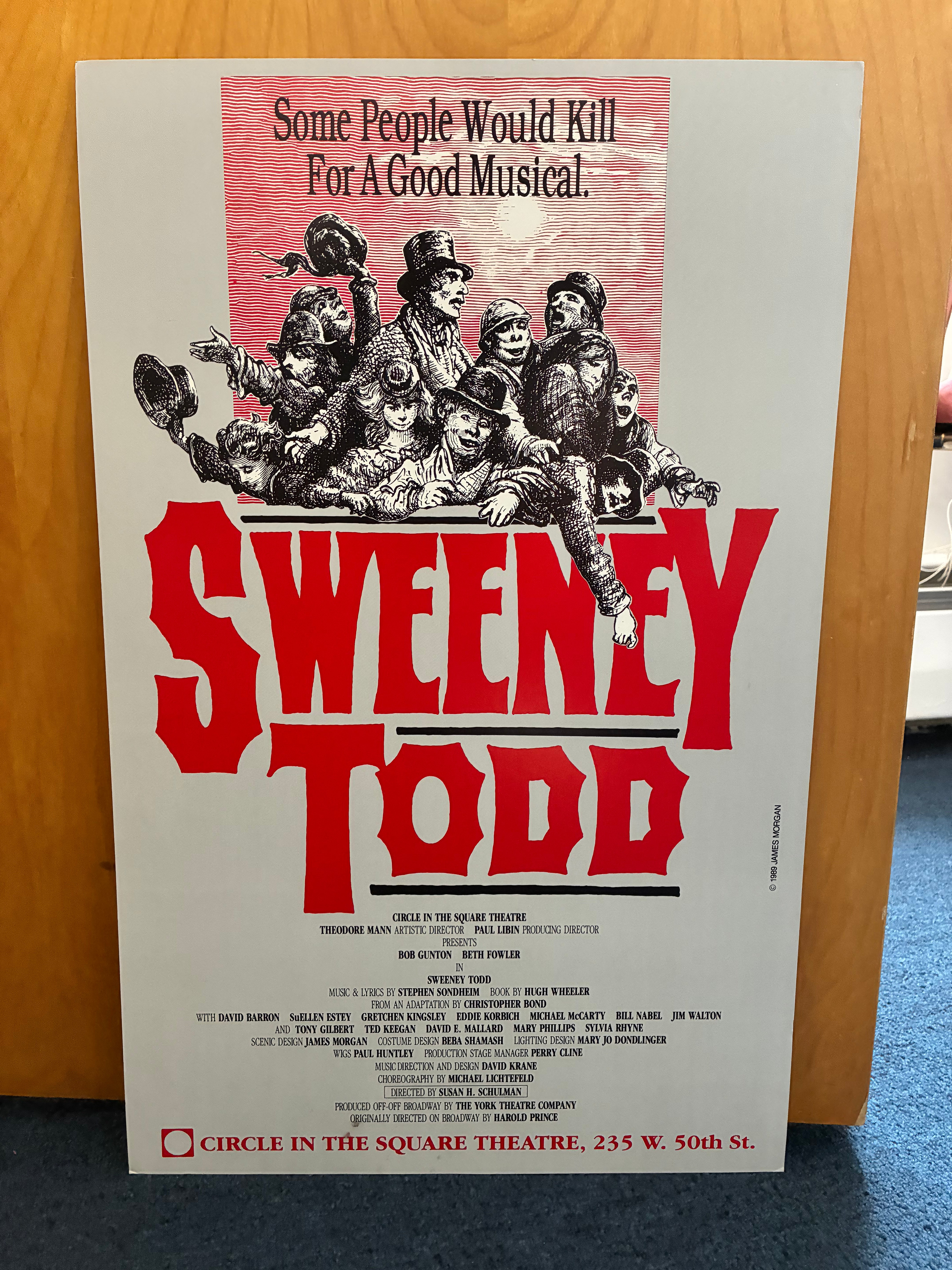 "Teeny Todd" 1989 Window Card (14 x 22)