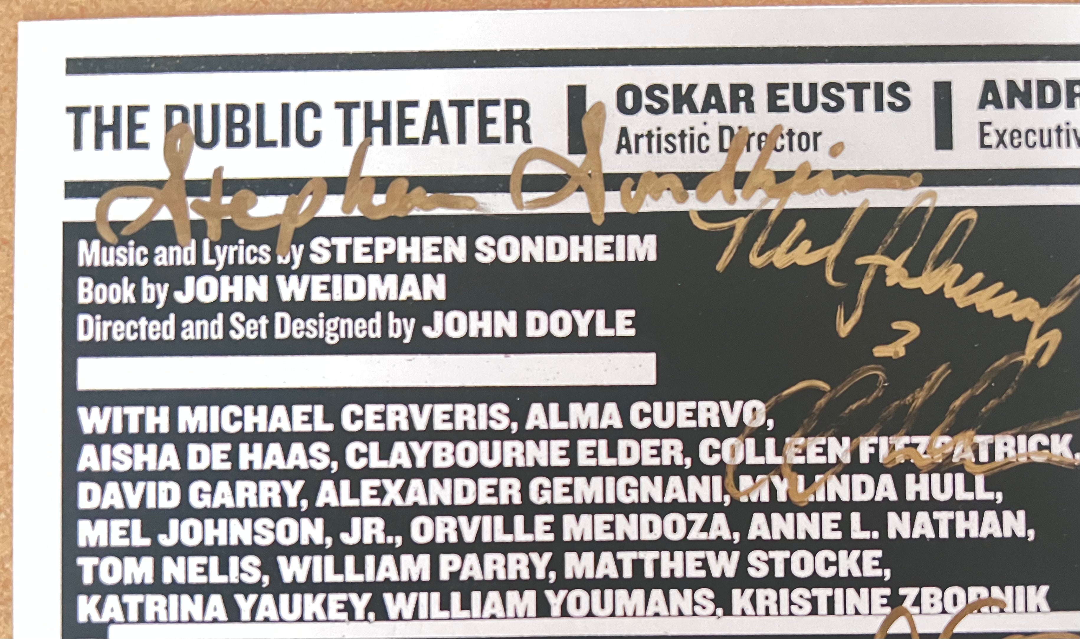 Road Show (2008 Off-Broadway, Signed by Sondheim)