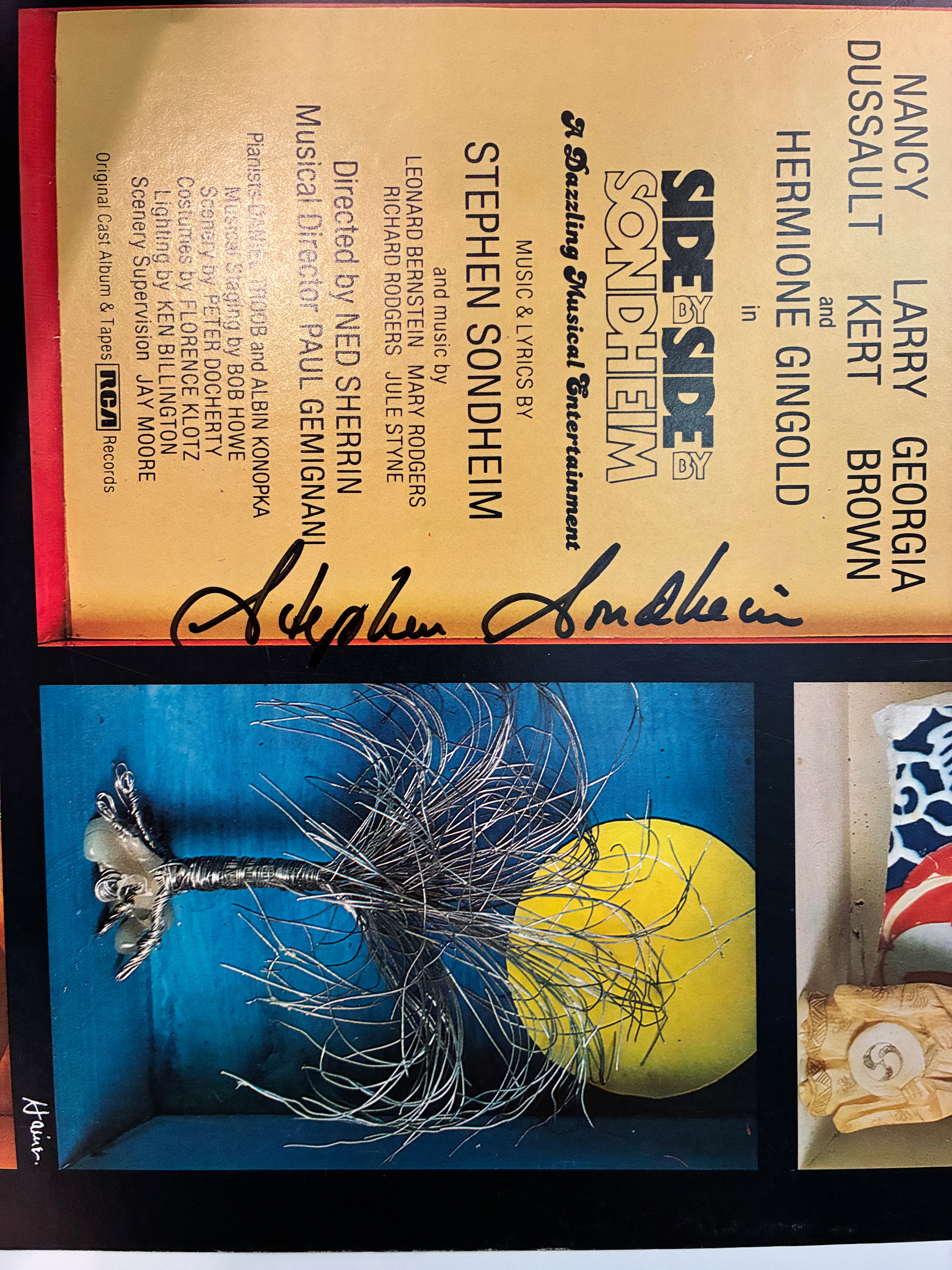 Side by Side by Sondheim (Signed by Stephen Sondheim)