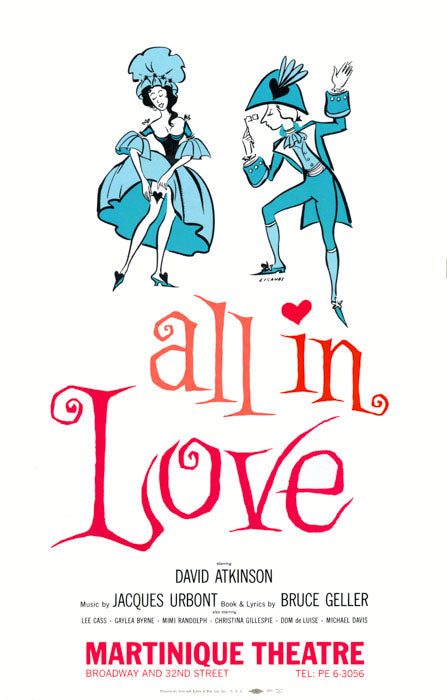 All in Love (1961 off-Broadway) - repro