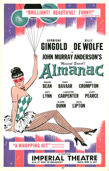 John Murray Anderson's Almanac (1953) repro