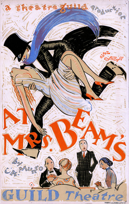At Mrs. Beam's (1926 Theatre Guild production) - repro