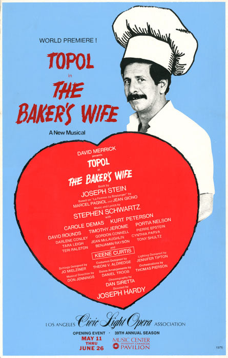The Baker's Wife (1976, Los Angeles tryout) - repro