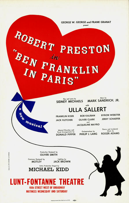 Ben Franklin in Paris (1964, repro)
