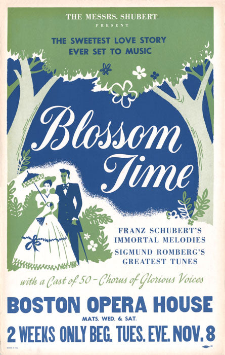 Blossom Time (1949 tour) - repro