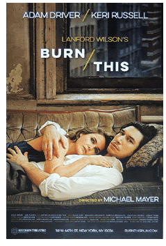 Burn This (2019 revival, Adam Driver, Keri Russell)