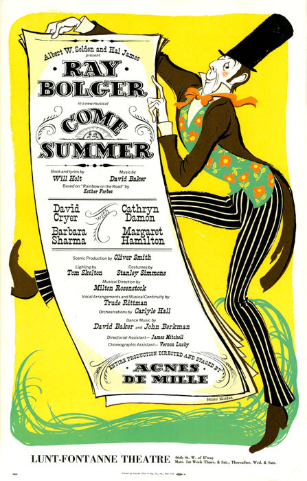 Come Summer (Ray Bolger, Original Repro)