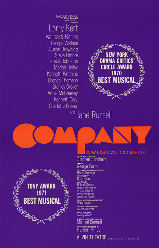Company (1970 with Larry Kert, Jane Russell)