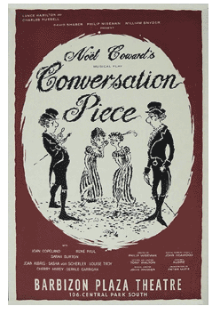 Conversation Piece (1957, off-Broadway) - repro