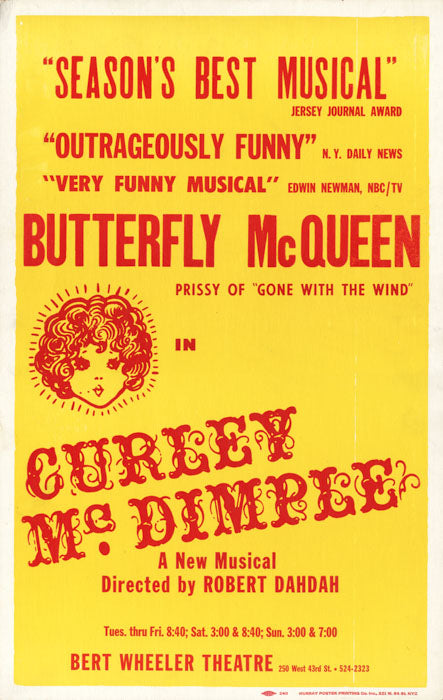 Curly McDimple (1968 cast, off-Broadway) - repro