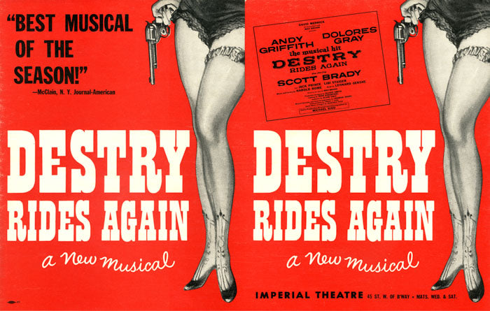 Destry Rides Again (1959, horizontal version) – repro
