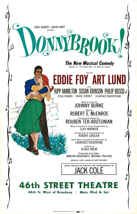 Donnybrook! (1961, using color illustration & revised title treatment)