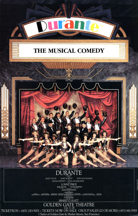 Durante (1989, closed Los Angeles) - repro
