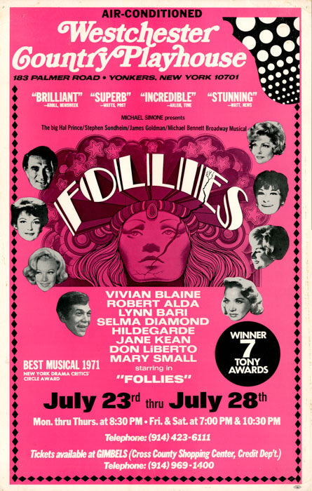 Follies (1973 summer stock tour, Yonkers) - repro