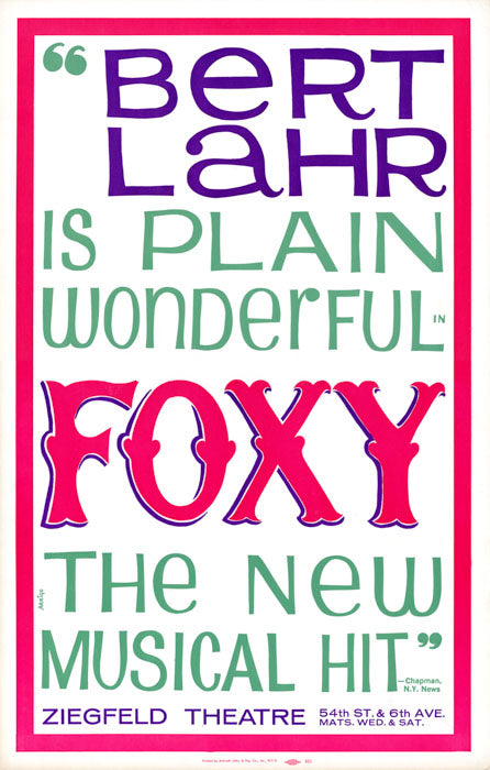 Foxy (1964, second version) – repro