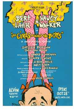 The Girls Against the Boys (Bert Lahr, vintage repro)