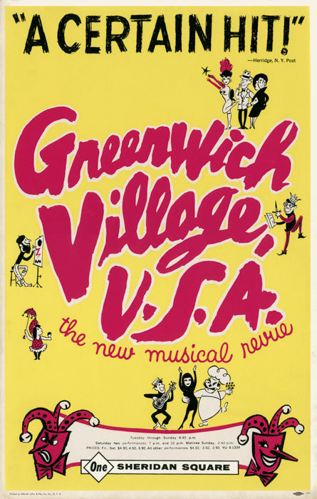 Greenwich Village, U.S.A. (1960) - repro