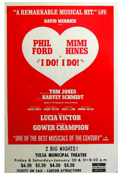 I Do! I Do! - (1960’s tour, David Merrick produced. Some soiling)