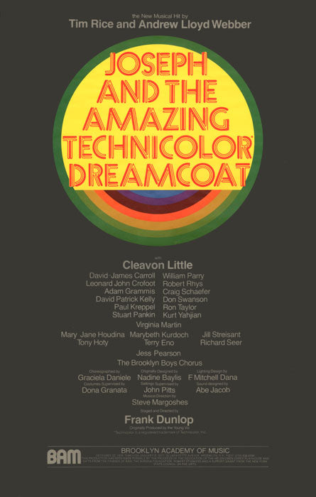 Joseph and the Amazing Technicolor Dreamcoat (1976 BAM Production) - repro