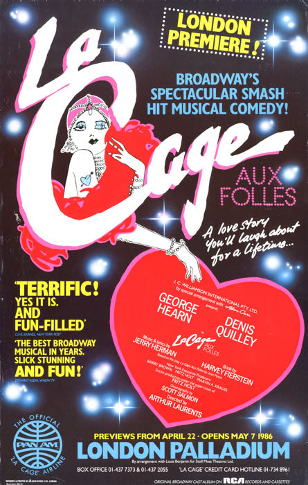 La Cage aux Folles (London Cast) - repro