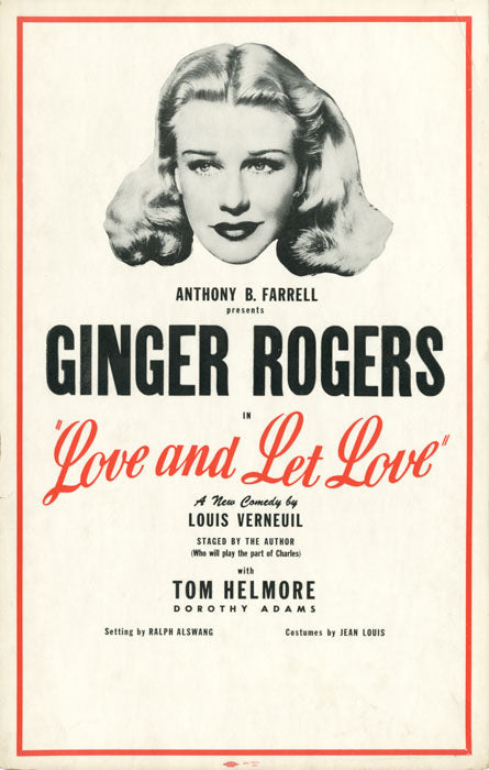 Love and Let Love (1951) - repro