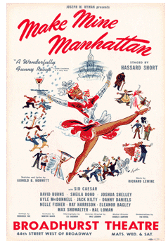 Make Mine Manhattan (1948) - repro