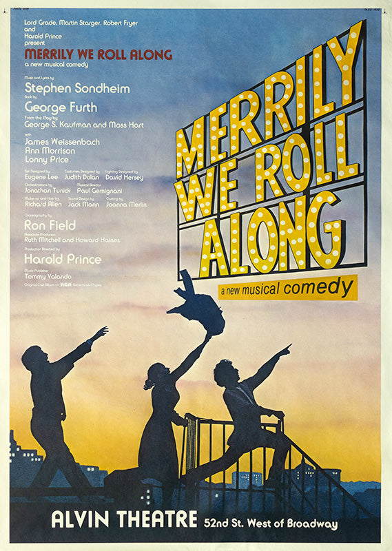 Merrily We Roll Along Three-Sheet
