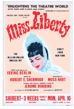Miss Liberty (1950 Tour) - repro
