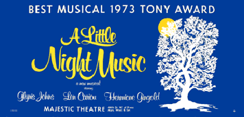 A Little Night Music (1973 Bus Card) - repro