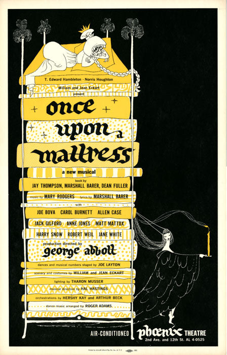 Once Upon a Mattress (original, vintage repro)