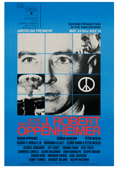 In the Matter of J. Robert Oppenheimer (1968 US Premiere) - repro