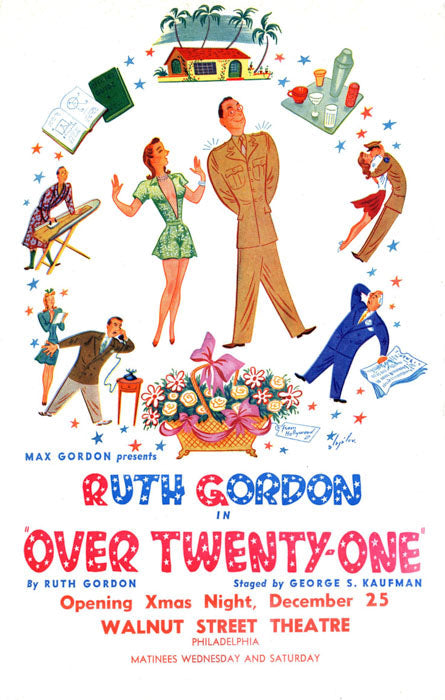 Over Twenty-One (1944) - repro sourced from rare flyer