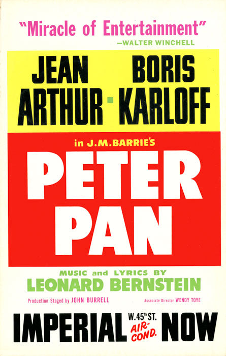 Peter Pan (1950, Arthur, Karloff, Bernstein) - repro