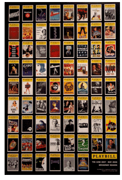 Playbill Cover Poster (2007-8 Broadway Season