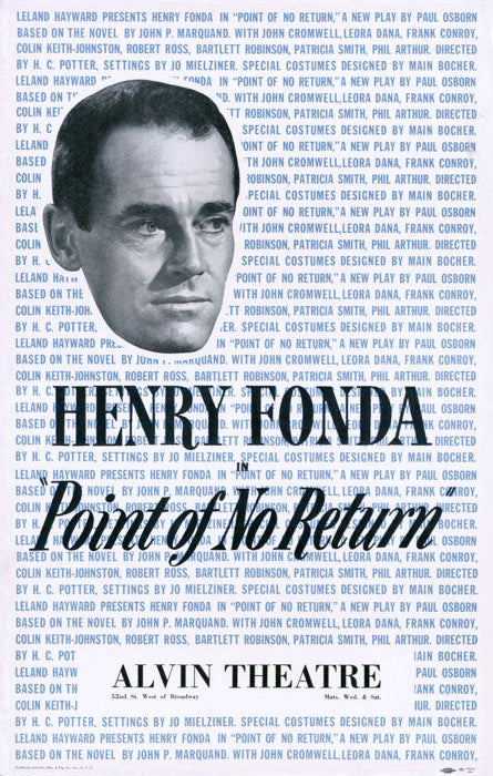 Point of No Return (1951, Henry Fonda) - repro