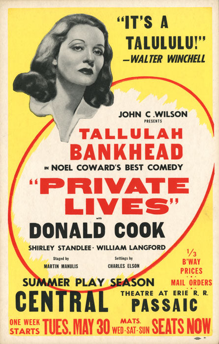 Private Lives (Tallulah Bankhead) - repro