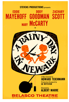 A Rainy Day in Newark (vintage, 1963)
