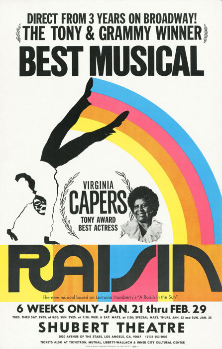 Raisin (1976, Shubert, LA)